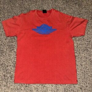 Jordan Brand Los Angeles UNION Wing Logo T-Shirt Red Royal Blue Men Size Medium